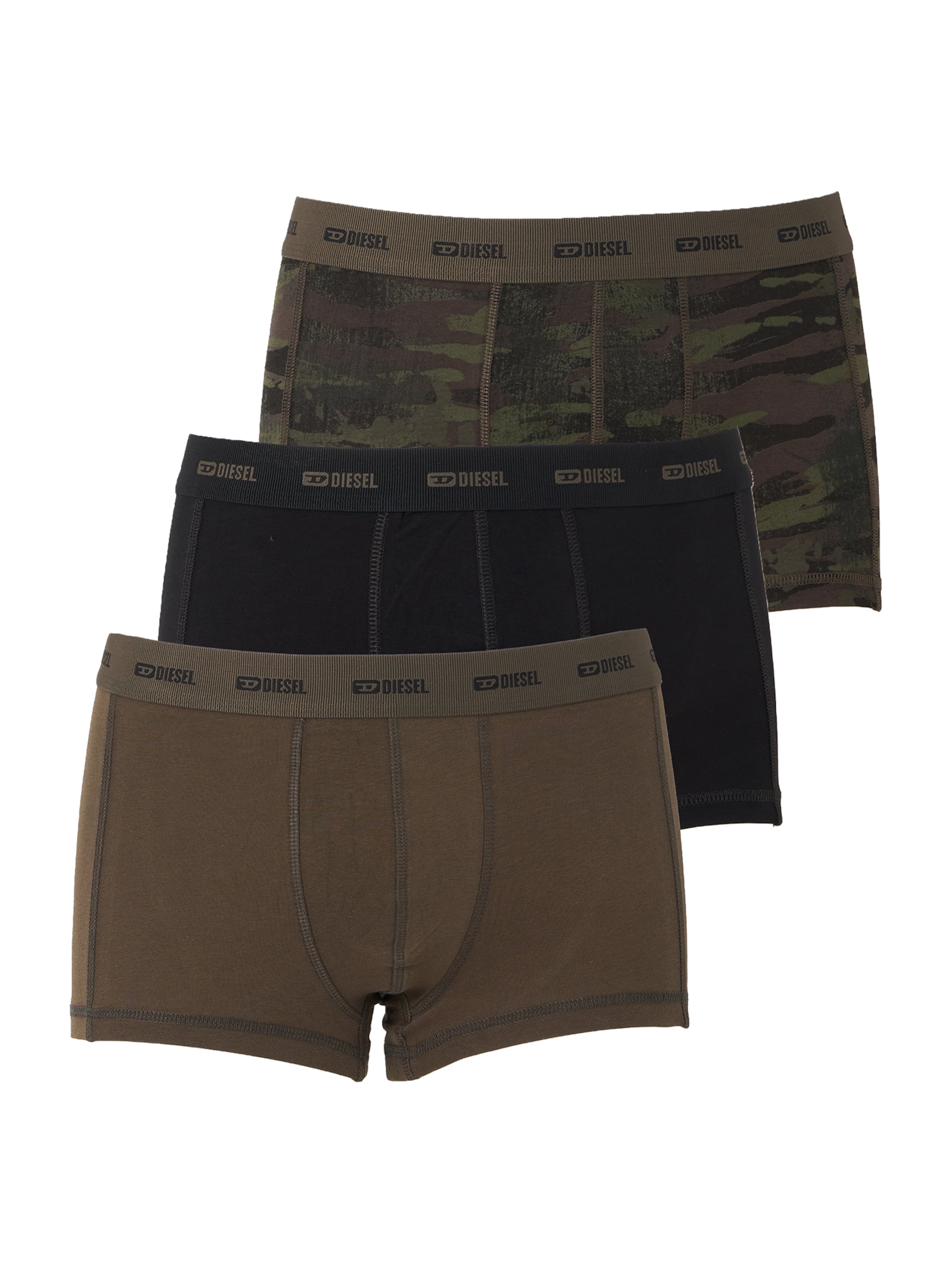 DIESEL Boxershorts 'DAMIEN' in Groen: voorkant