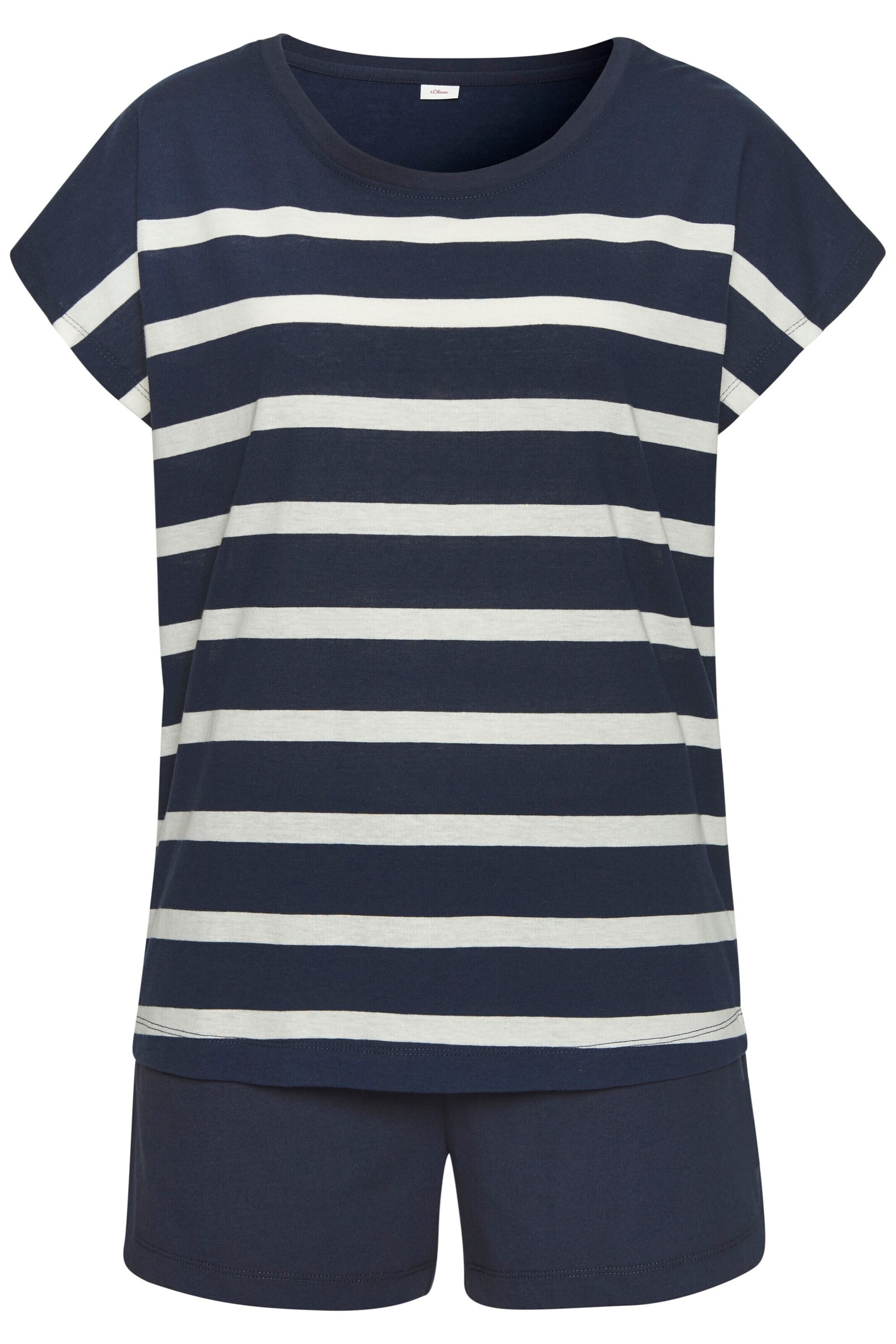 Pižama su šortais iš s.Oliver, spalva – tamsiai mėlyna / balkšva, Prekių apžvalga