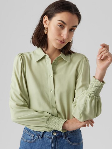 Chemisier 'SARA' VERO MODA en vert