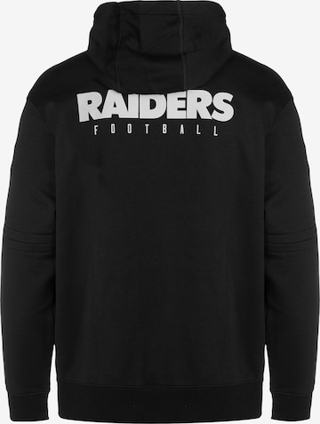 NIKE Sportsweatshirt 'Las Vegas Raiders' in Schwarz