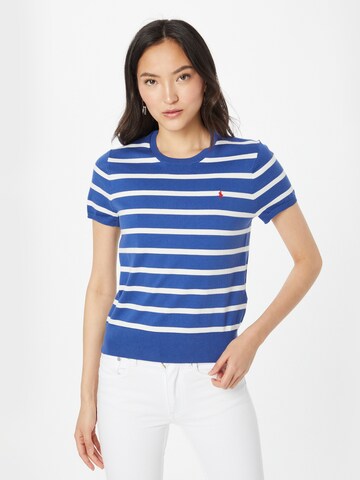 Pull-over Polo Ralph Lauren en bleu : devant