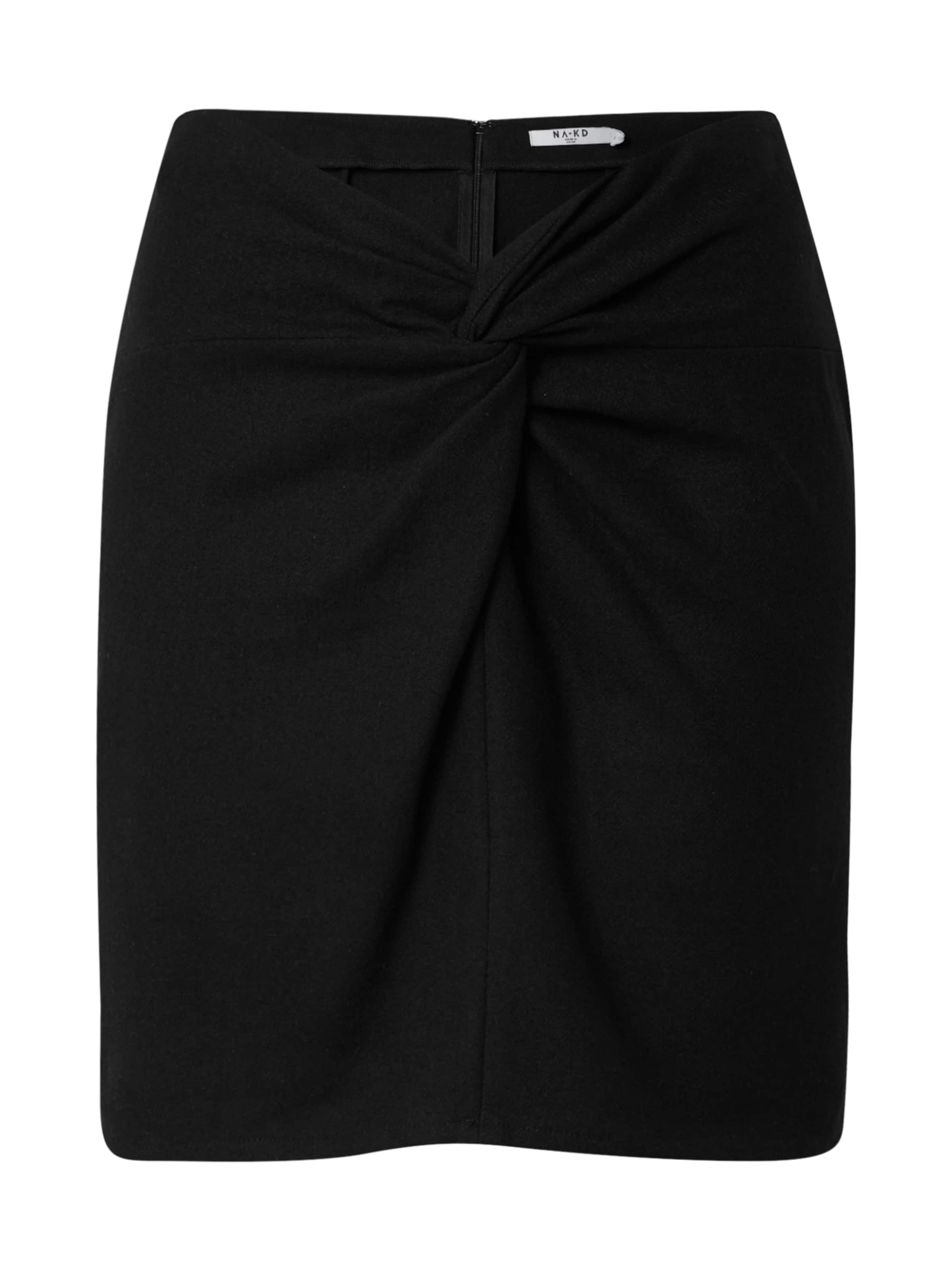 NA-KD Rock in Schwarz: Vorderseite