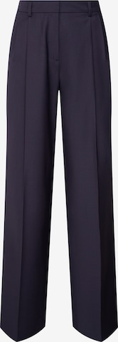 Wide Leg Pantalon à pince SEIDENSTICKER en bleu : devant