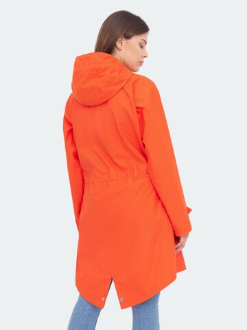 Derbe Raincoat 'Travel Friese' in Orange