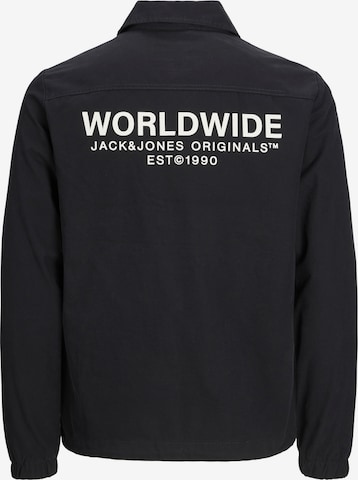 juoda JACK & JONES Demisezoninė striukė 'Worldwide'