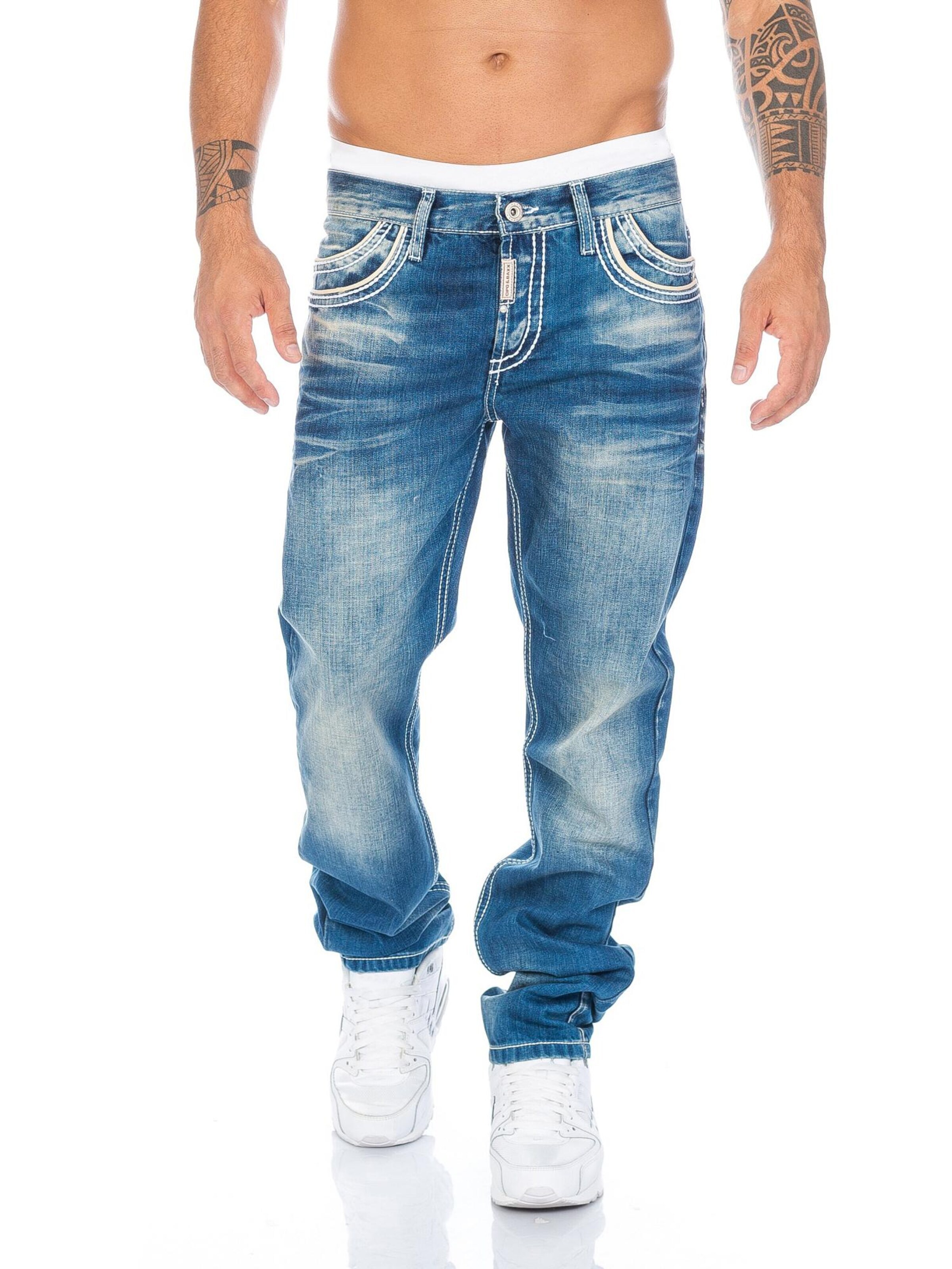 CIPO & BAXX Regular Jeans 'BJ184' in Blue: front