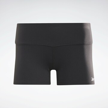 Reebok Skinny Sportshorts in Schwarz