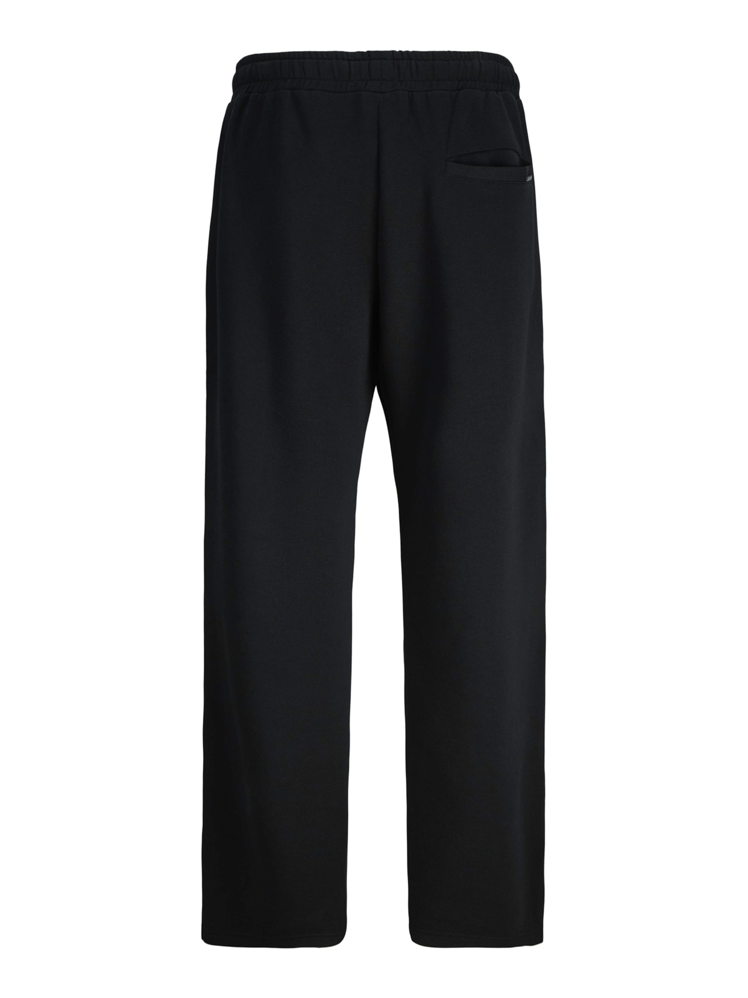 JACK & JONES Широки крачоли Панталон 'JPSTBILL' в черно