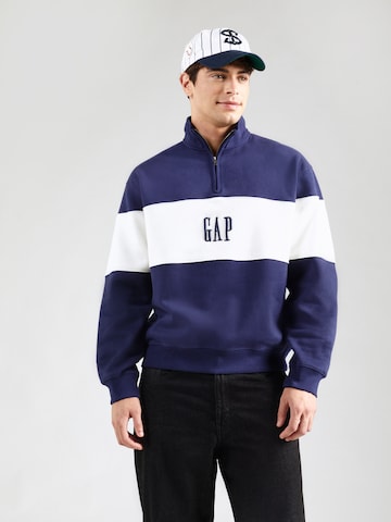 GAP Sweatshirt in Blauw: voorkant