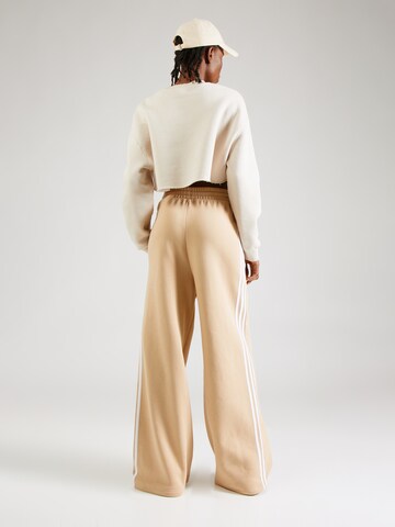 ADIDAS SPORTSWEAR Wide leg Sportbroek 'Essentials' in Beige