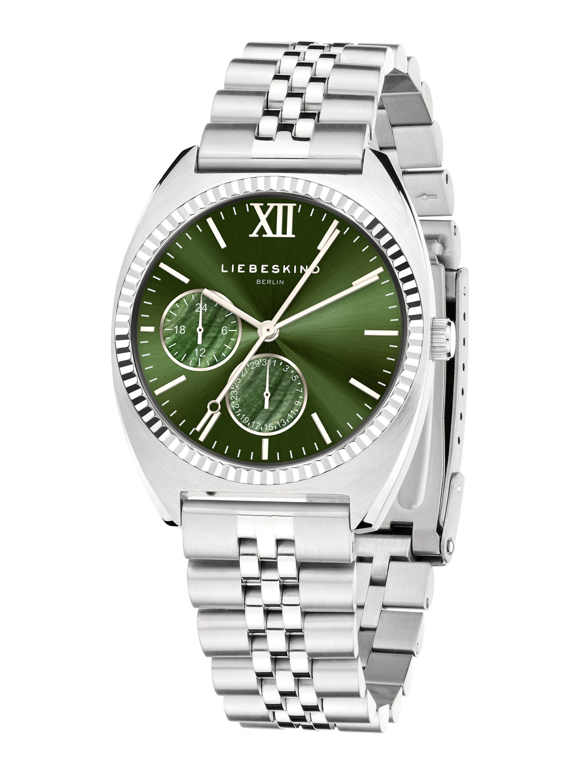 Montre à affichage analogique Liebeskind Berlin en argent