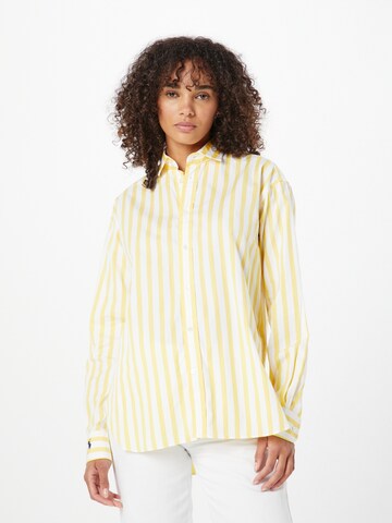 Camicia da donna di Polo Ralph Lauren in giallo: frontale
