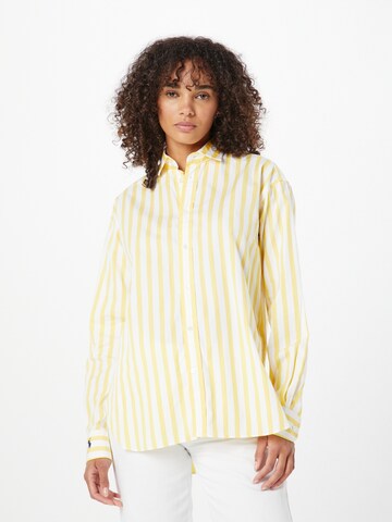 Polo Ralph Lauren Blouse in Geel: voorkant