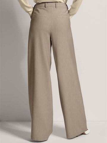 MADELEINE Wide leg Broek in Bruin
