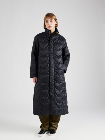 Ibana Winter Coat 'Cora' in Black: front