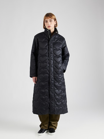 Ibana Χειμερινό παλτό 'Cora' σε μαύρο: μπροστά