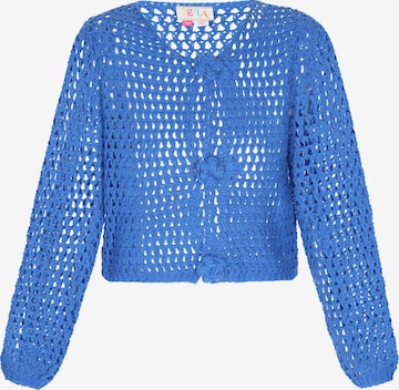 IZIA Плетена жилетка в синьо: отпред