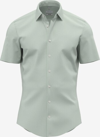 Coupe regular Chemise business SEIDENSTICKER en vert : devant