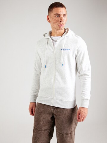 balta JACK & JONES Džemperis 'JJALVIS': priekis