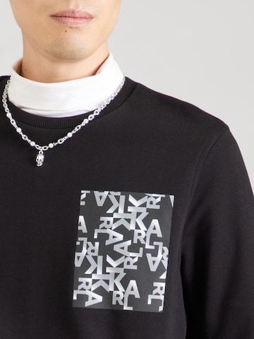 juoda Karl Lagerfeld Megztinis be užsegimo