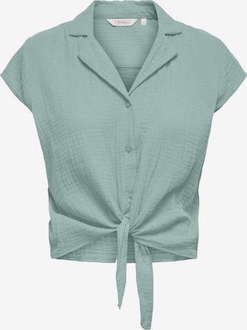 ONLY - Blusa 'THYRA' en verde: frente