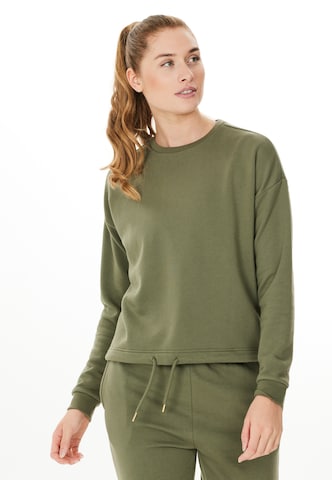 ENDURANCE Athletic Sweatshirt 'Sartine' in Green: front