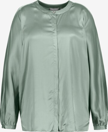 Ulla Popken Blouse in Groen: voorkant