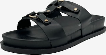 Nowaland Pantolette in Schwarz: Vorderseite