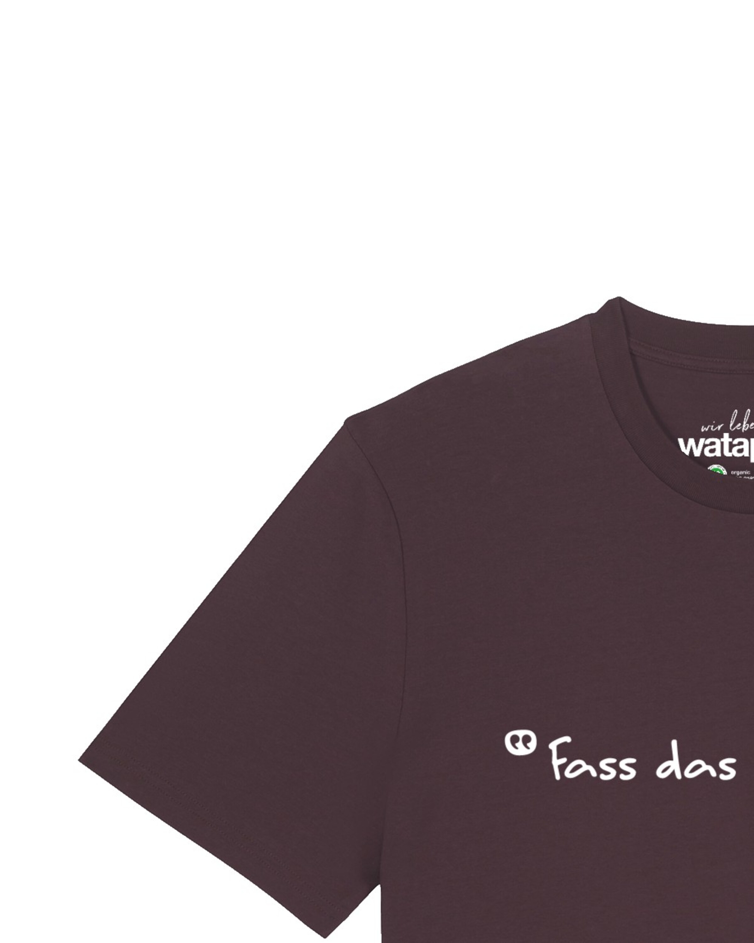 Watapparel T-Shirt 'Fass Das Nicht An ' in Rot