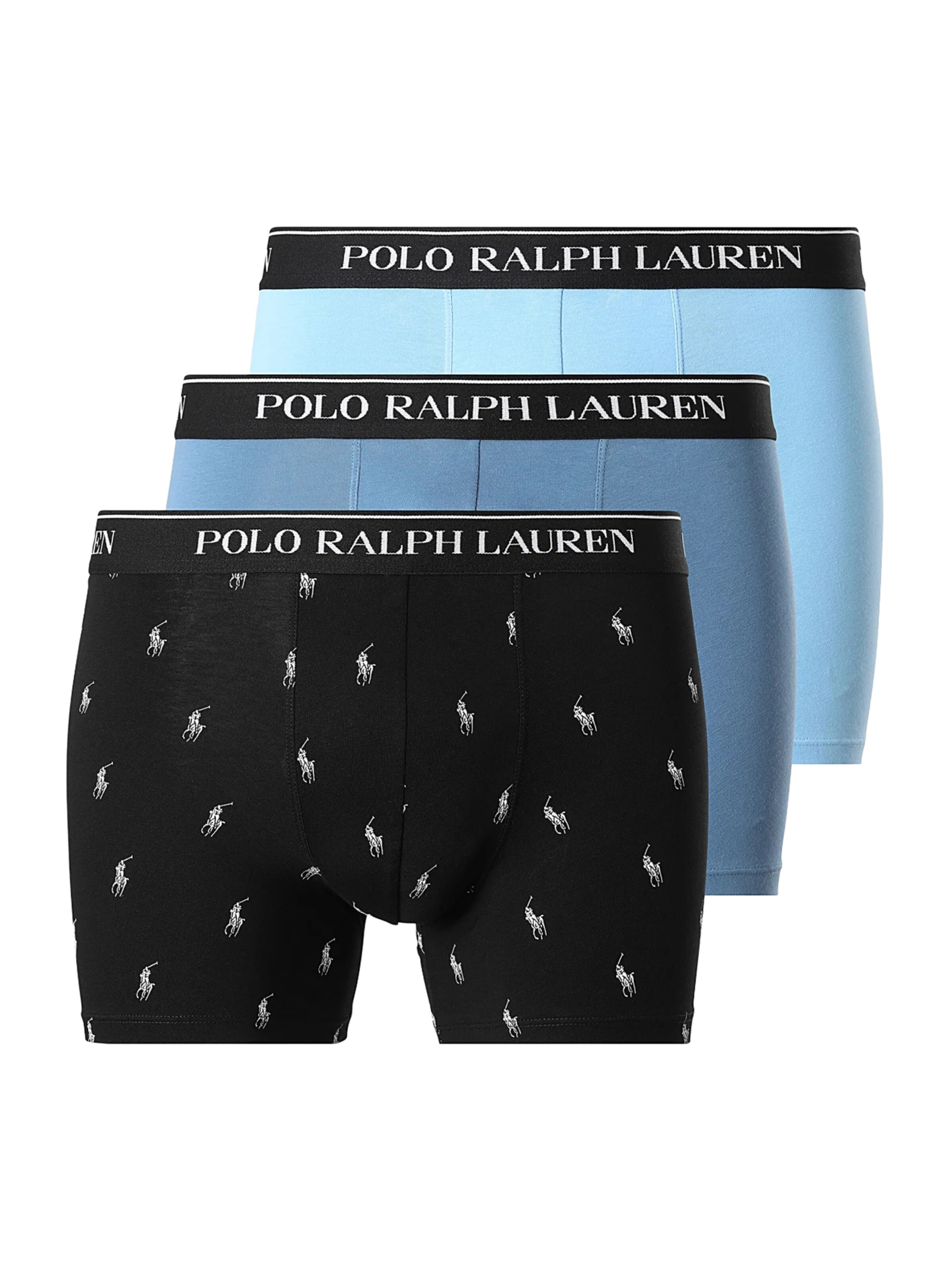 Boxers Polo Ralph Lauren en bleu : devant