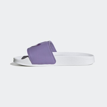 ADIDAS ORIGINALS Pantolette 'Adilette Lite' in Lila