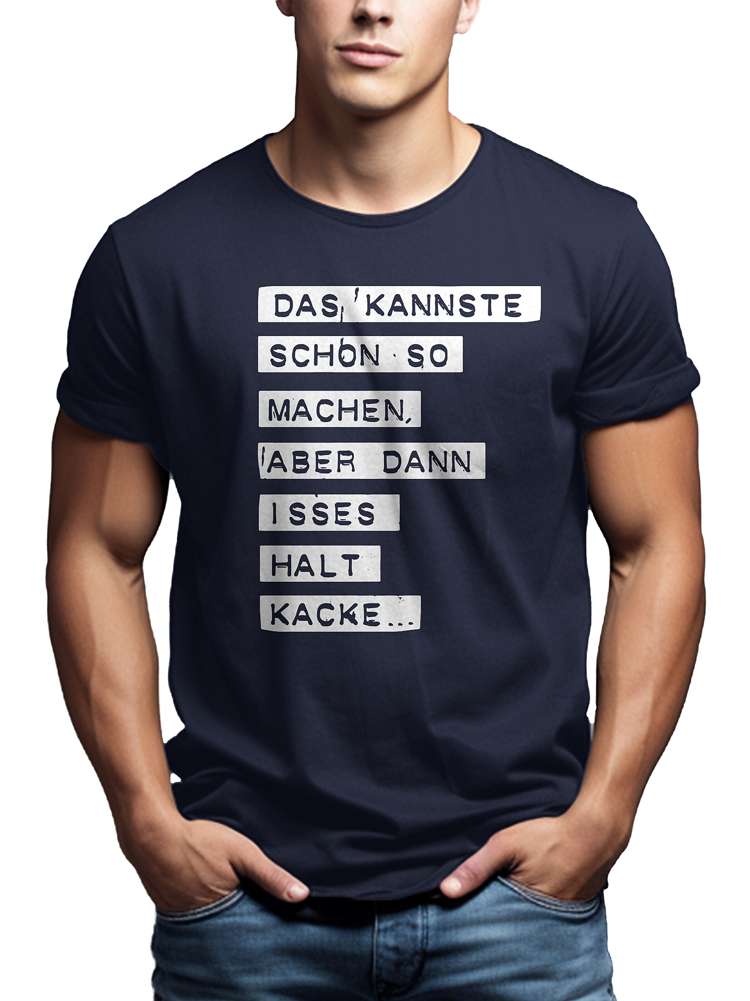 MAKAYA Shirt 'Kacke' in Blue