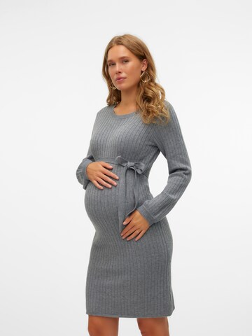 MAMALICIOUSPletena haljina 'MLRita' - siva boja: prednji dio