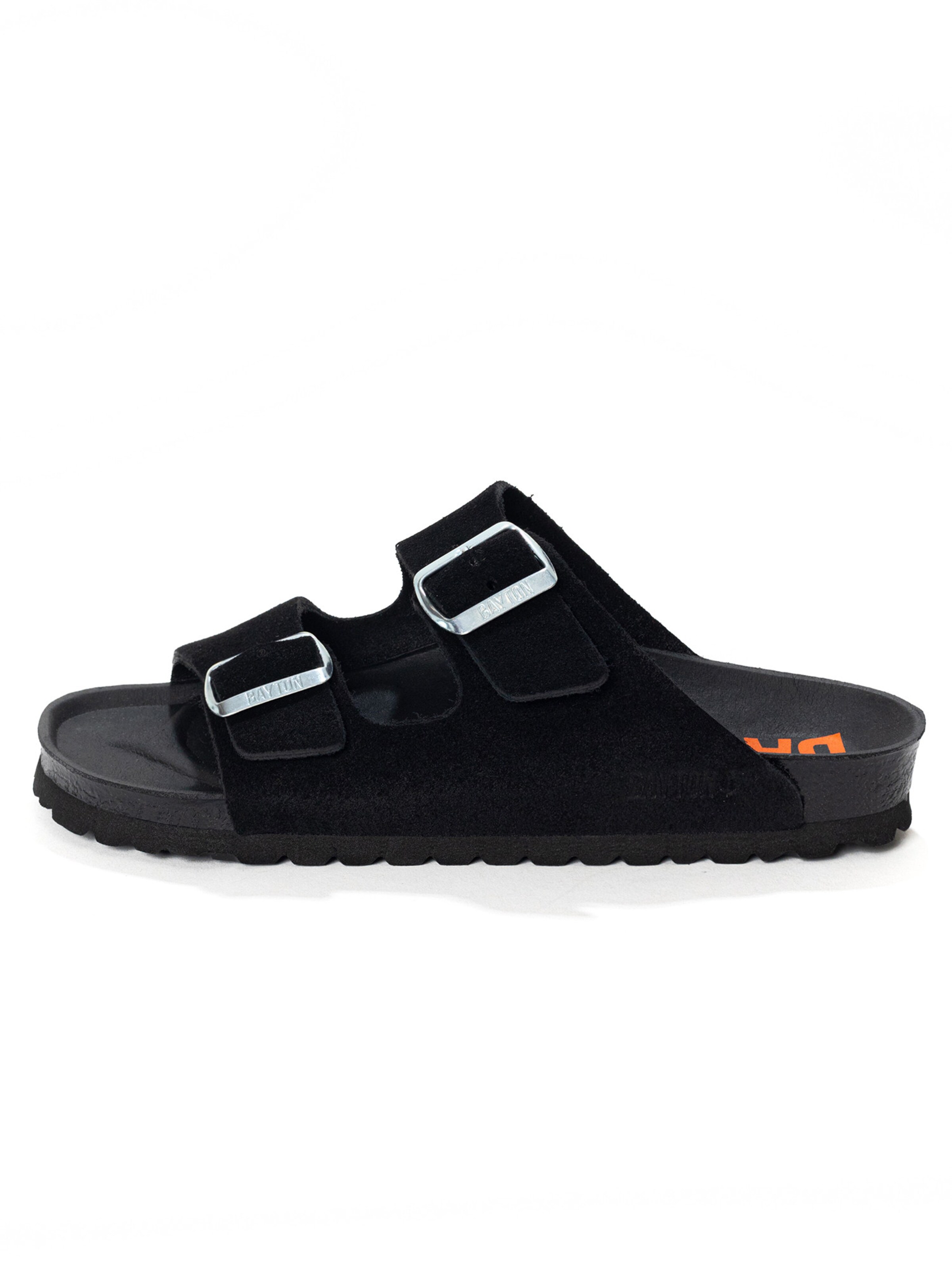 Bayton Šľapky 'Atlas' - Čierna: predná strana