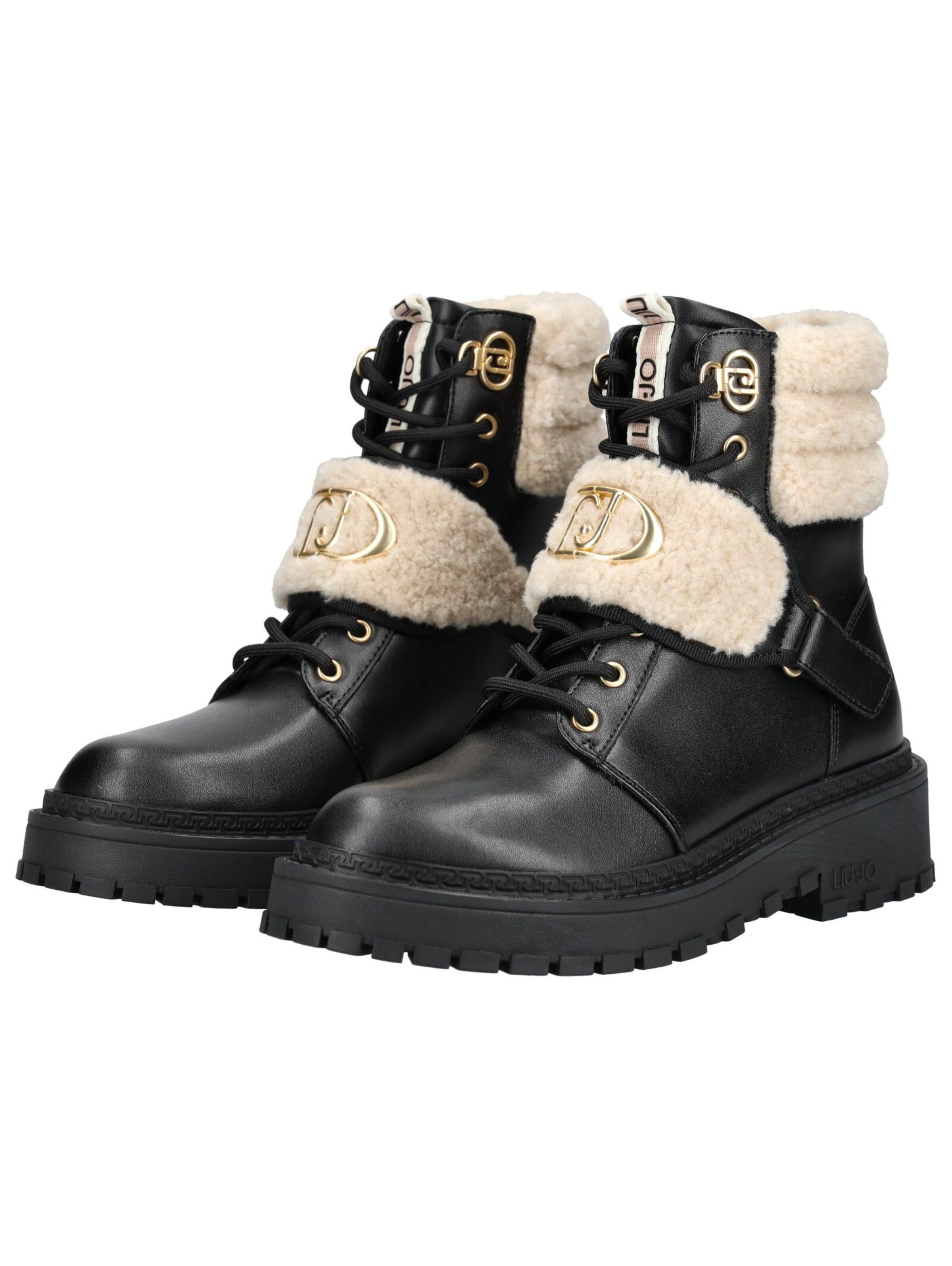 Liu Jo Schnürstiefelette in Schwarz