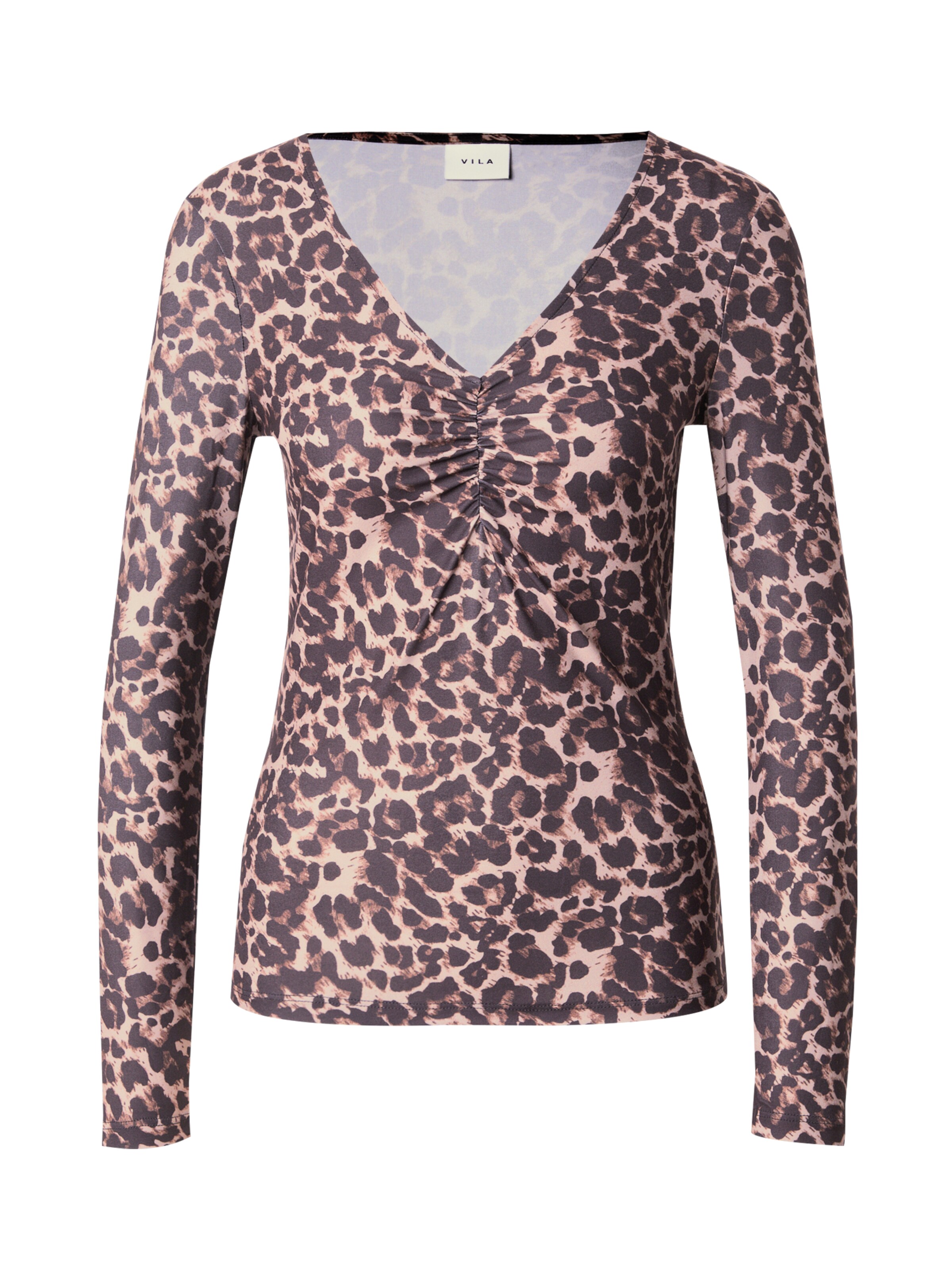 VILA Shirts 'VILeoa' i brun: forside