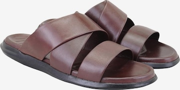 Desa - Zapatillas de casa 'Hausschuhe' en marrón: frente