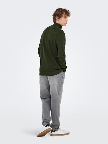 Only & Sons Pullover i grøn