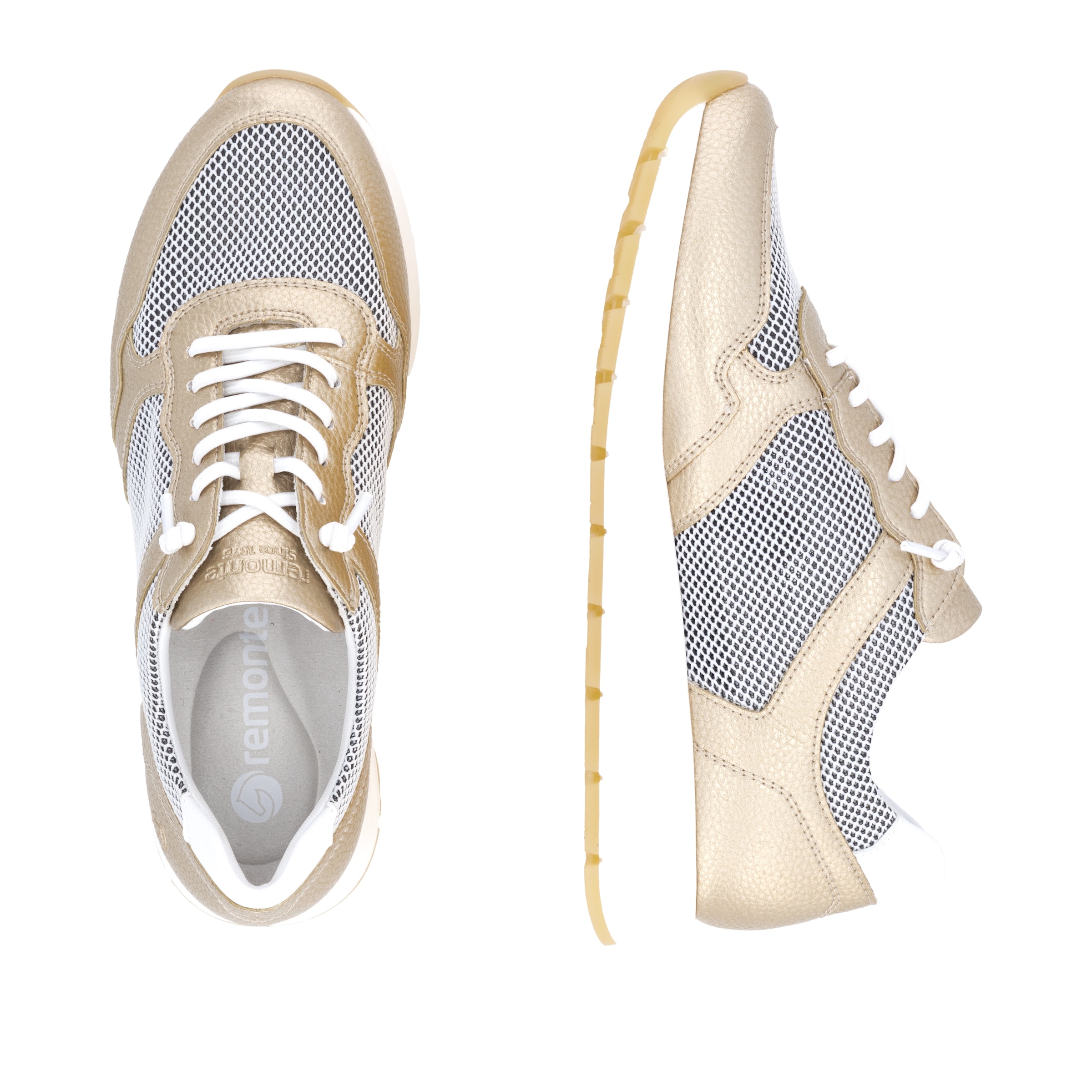 REMONTE Sneakers laag in Goud