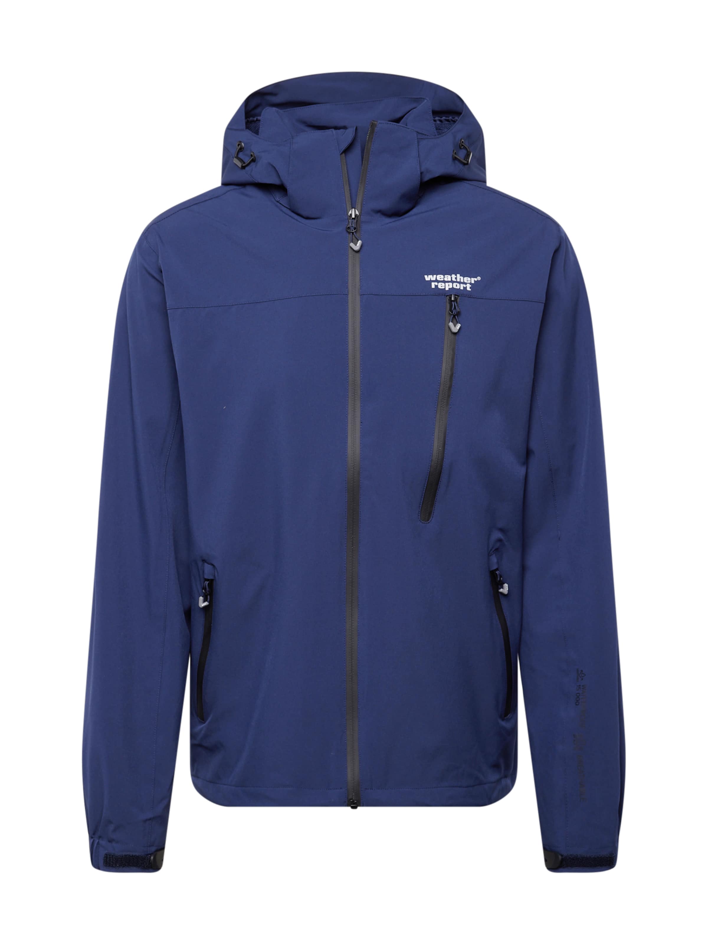 Weather Report - Chaqueta de montaña 'Delton' en azul: frente