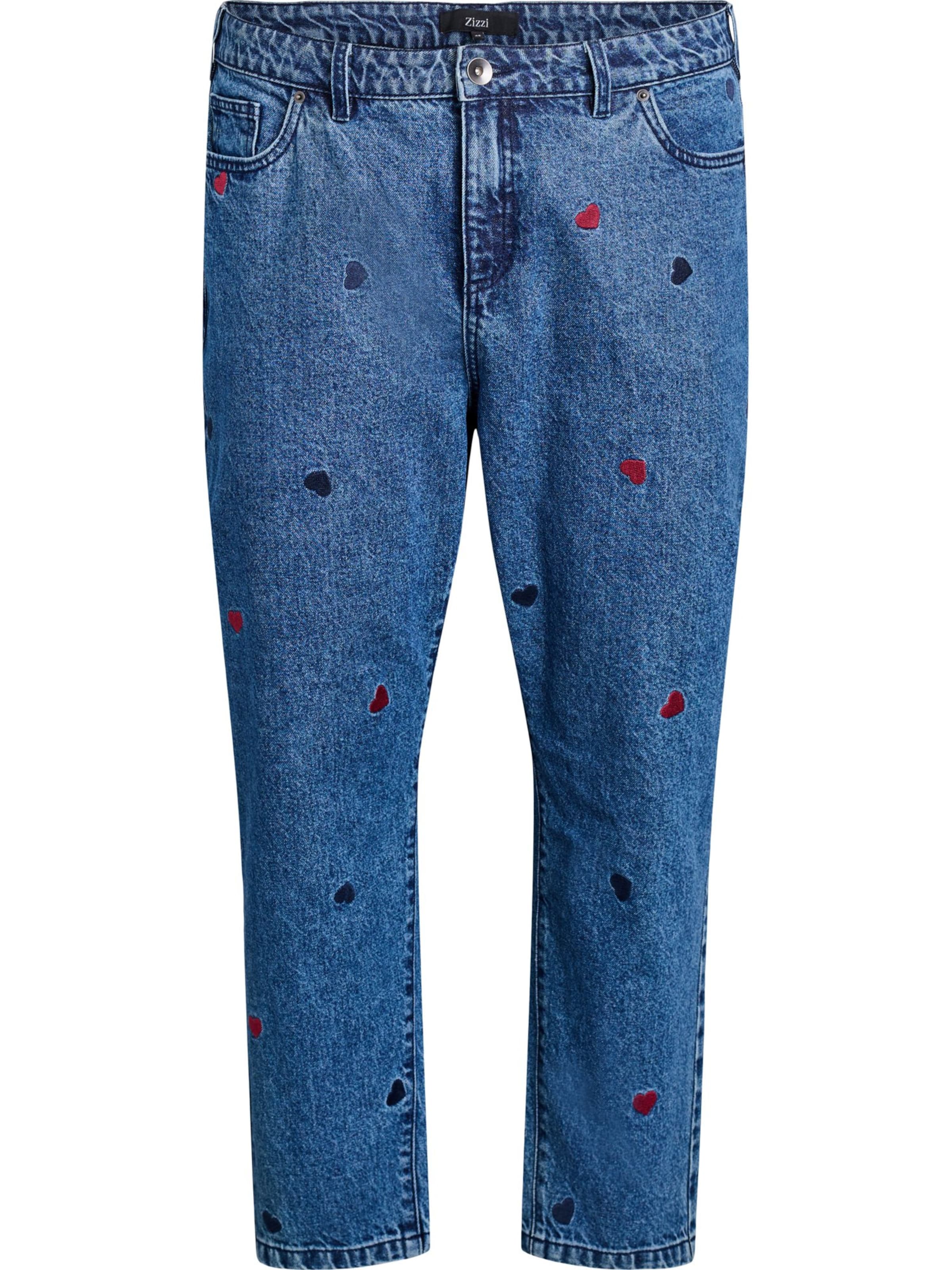 Zizzi Regular Дънки 'Mille' в синьо: отпред