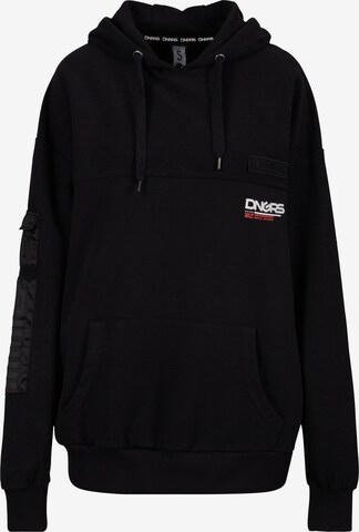 Sweat-shirt 'Cumulus' Dangerous DNGRS en noir : devant