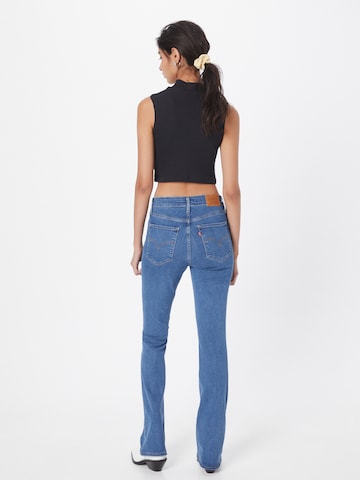 LEVI'S ® Bootcut Jeans '725 High Rise Bootcut' i blå