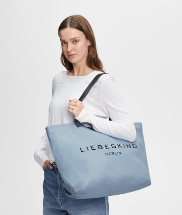 Cabas ' AURORA ' Liebeskind Berlin en bleu : devant