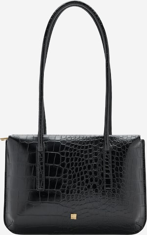 MANGO Schultertasche 'HABANA' in Schwarz: Vorderseite