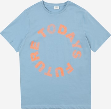 s.Oliver Shirt in Blauw: voorkant