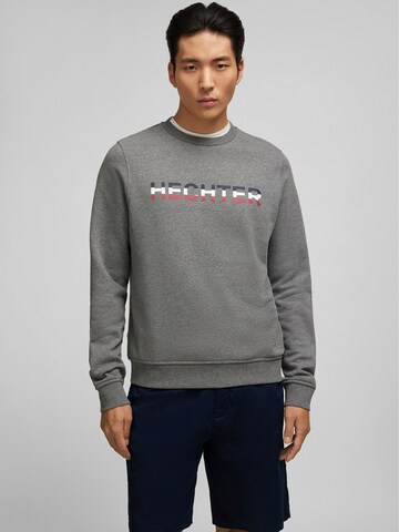 HECHTER PARIS Sweatshirt in Grijs: voorkant