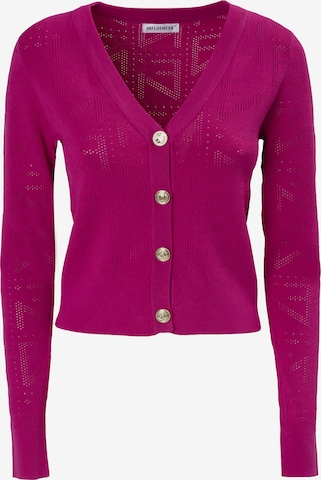Cardigan Influencer en rose : devant
