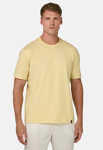 T-Shirt 'Supima' Boggi Milano en jaune : devant