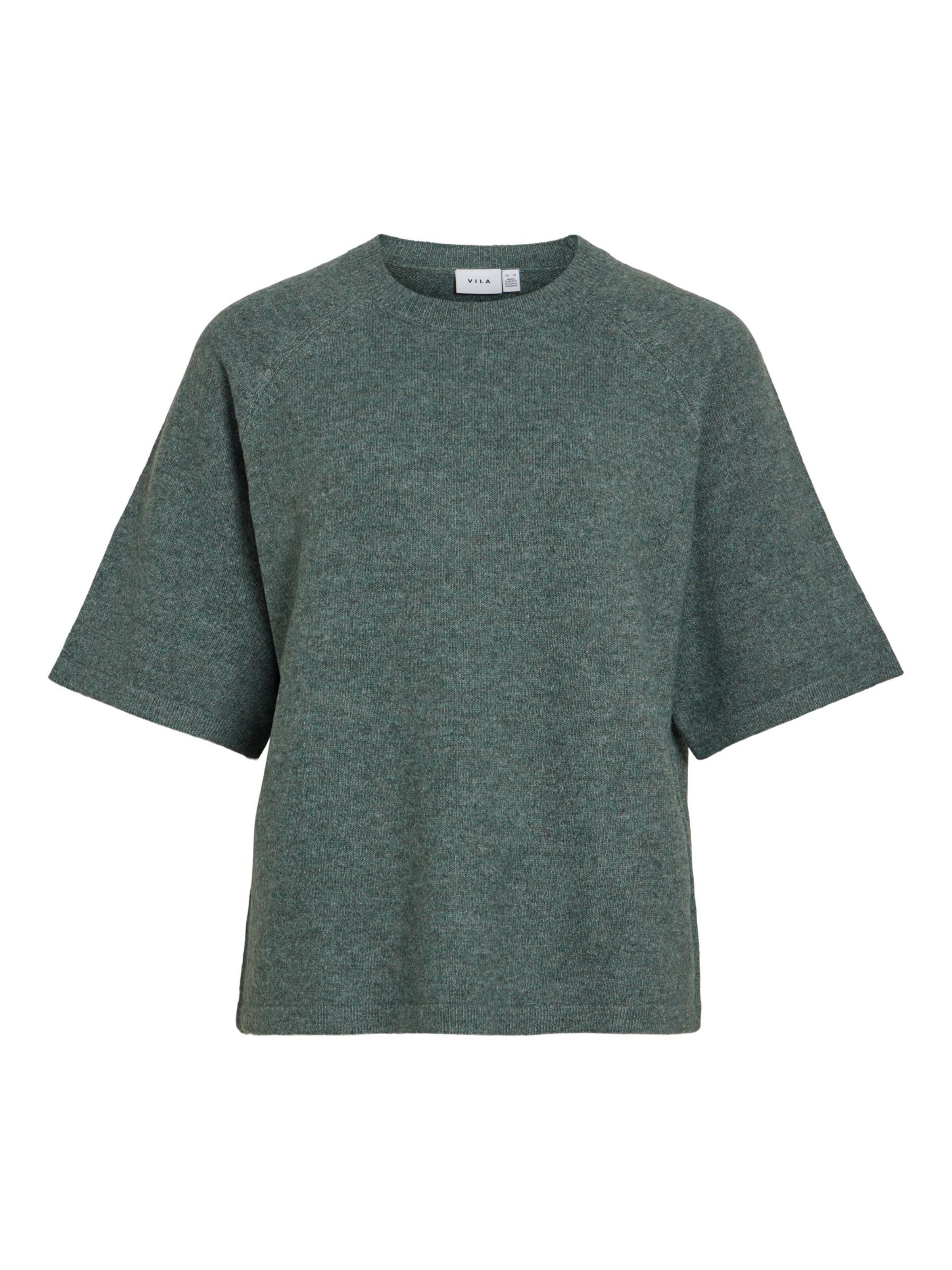 VILA Sweater 'VILiga' in Green: front